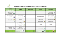 Menus du 24 au 28 novembre 2025