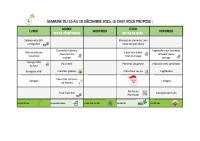 Menus du 15 au 19 décembre 25