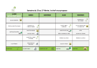 Menus du 23 au 27 février 26
